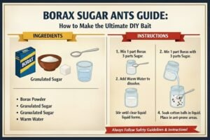 Borax Sugar Ants Guide How to Make the Ultimate DIY Bait