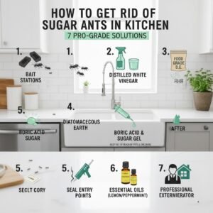 How to Get Rid of Sugar Ants in Kitchen: 7 Pro-Grade Solutions