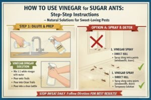 How to Use Vinegar for Sugar Ants: Step-by-Step Instructions