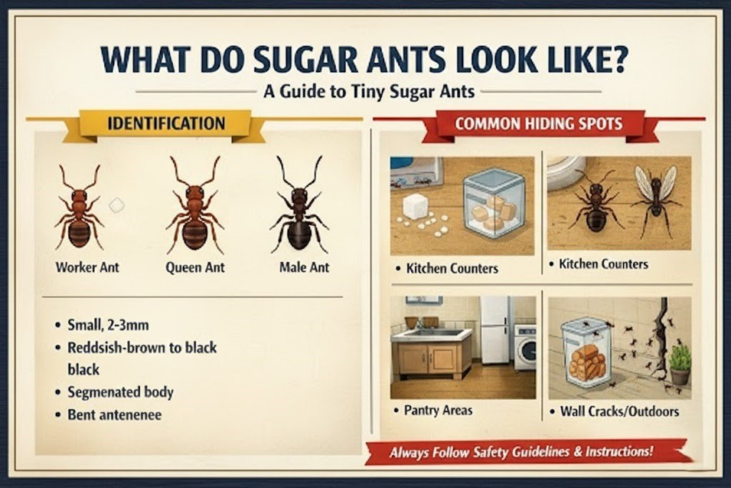 What Do Sugar Ants Look Like A Guide to Tiny Sugar Ants