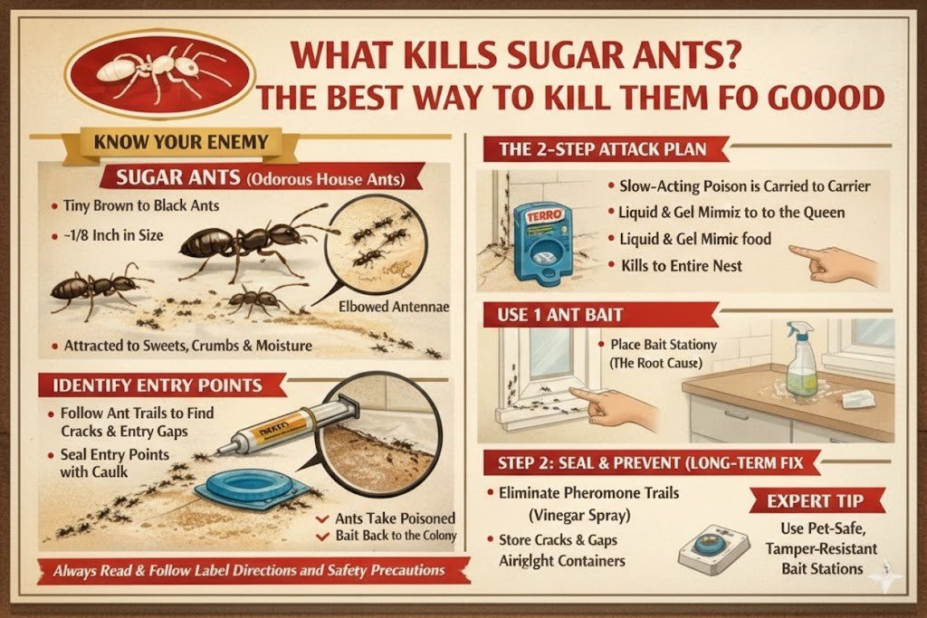 What Kills Sugar Ants The Best Way to Kill Them for Good