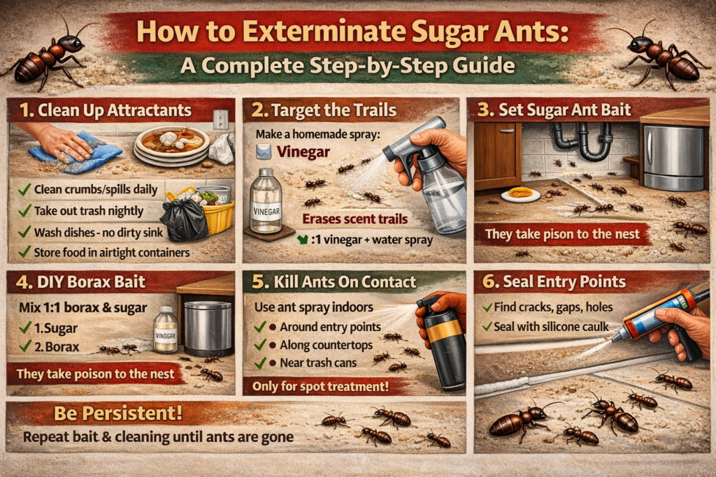 How to Exterminate Sugar Ants A Complete Step by Step Guide