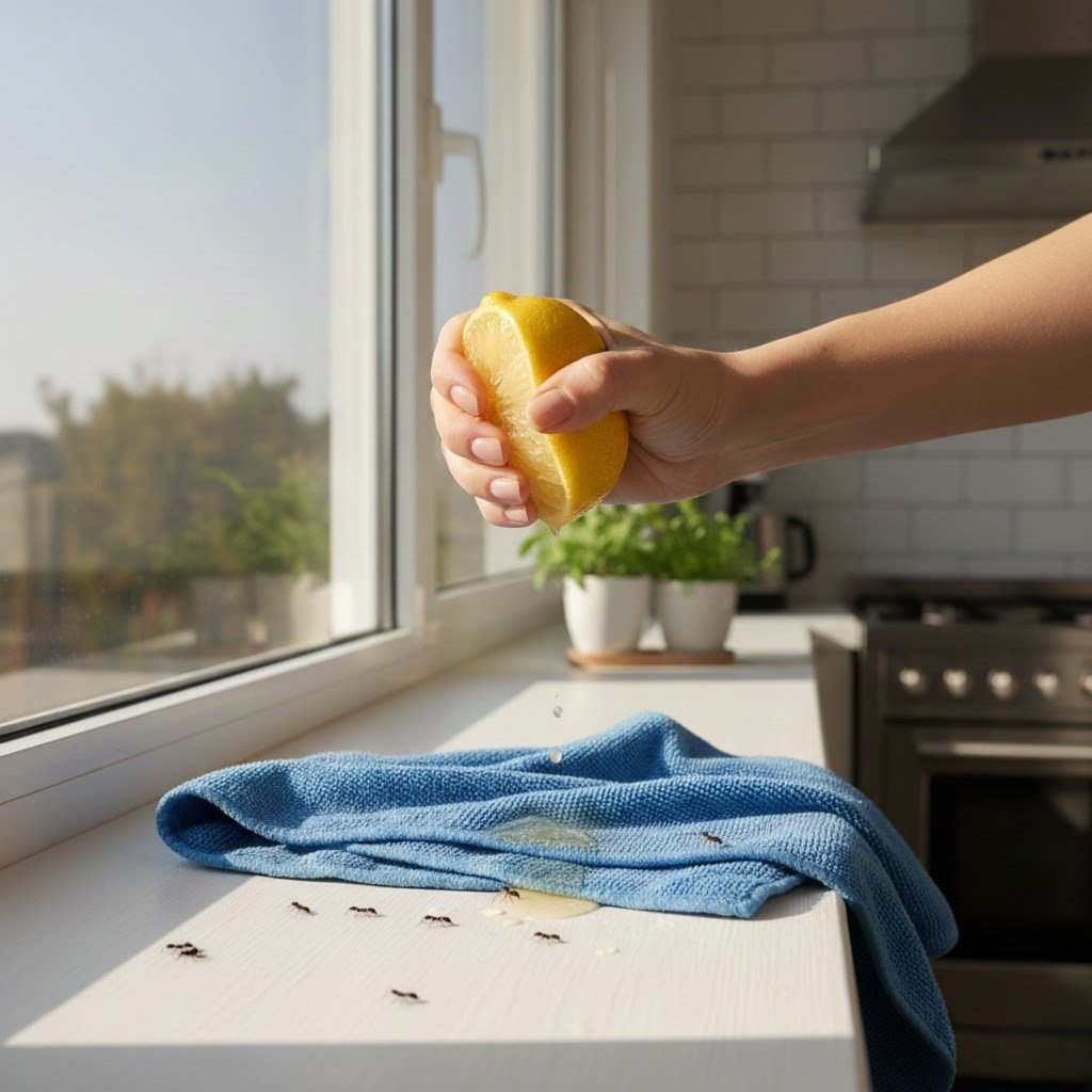  Natural acids in citrus fruits disrupt the chemical signals ants use to find food.